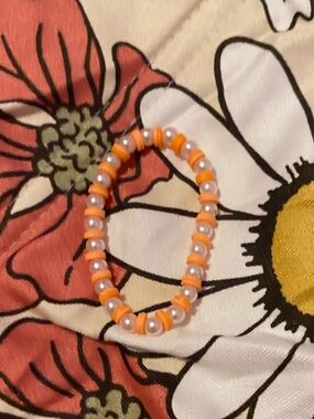 Orange Pearl bracelet